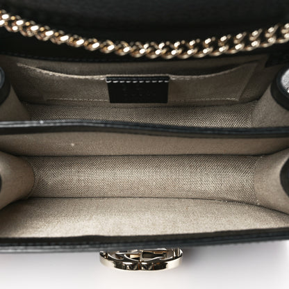 Gucci Dollar Calfskin Small Interlocking G Shoulder Bag Black 5 of 10