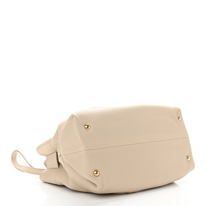 Salvatore Ferragamo Calfskin W Chain Tote Beige 4 of 9