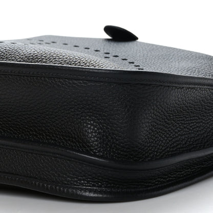 Hermes Taurillon Clemence Evelyne III PM Black 8 of 10