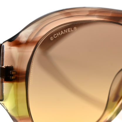 Chanel Acetate CC Pilot Sunglasses 5508 Brown 7 of 7