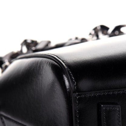 Givenchy Shiny Lord Calfskin Mini Antigona With Chain Black 8 of 12