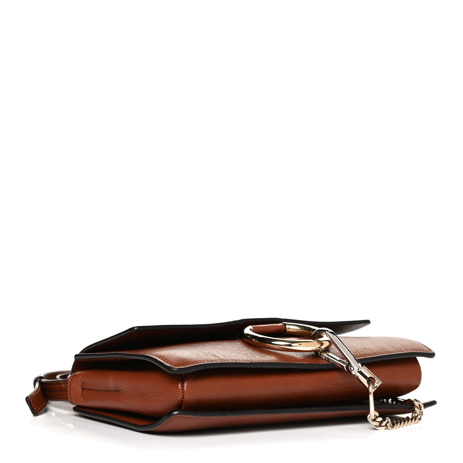 Chloe Calfskin Small Faye Shoulder Bag Tobacco 3 of 9