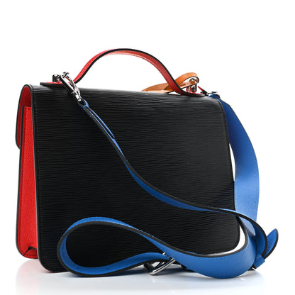 Louis Vuitton Epi Neo Monceau Black Coquelicot Blue Roi Safran 2 of 4