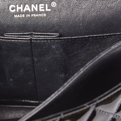 Chanel Patent Quilted Medium Double Flap Black 13 of 18