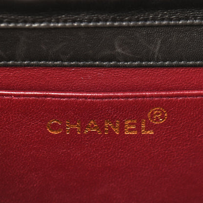 Chanel Lambskin Quilted Mini Flap Black 6 of 10