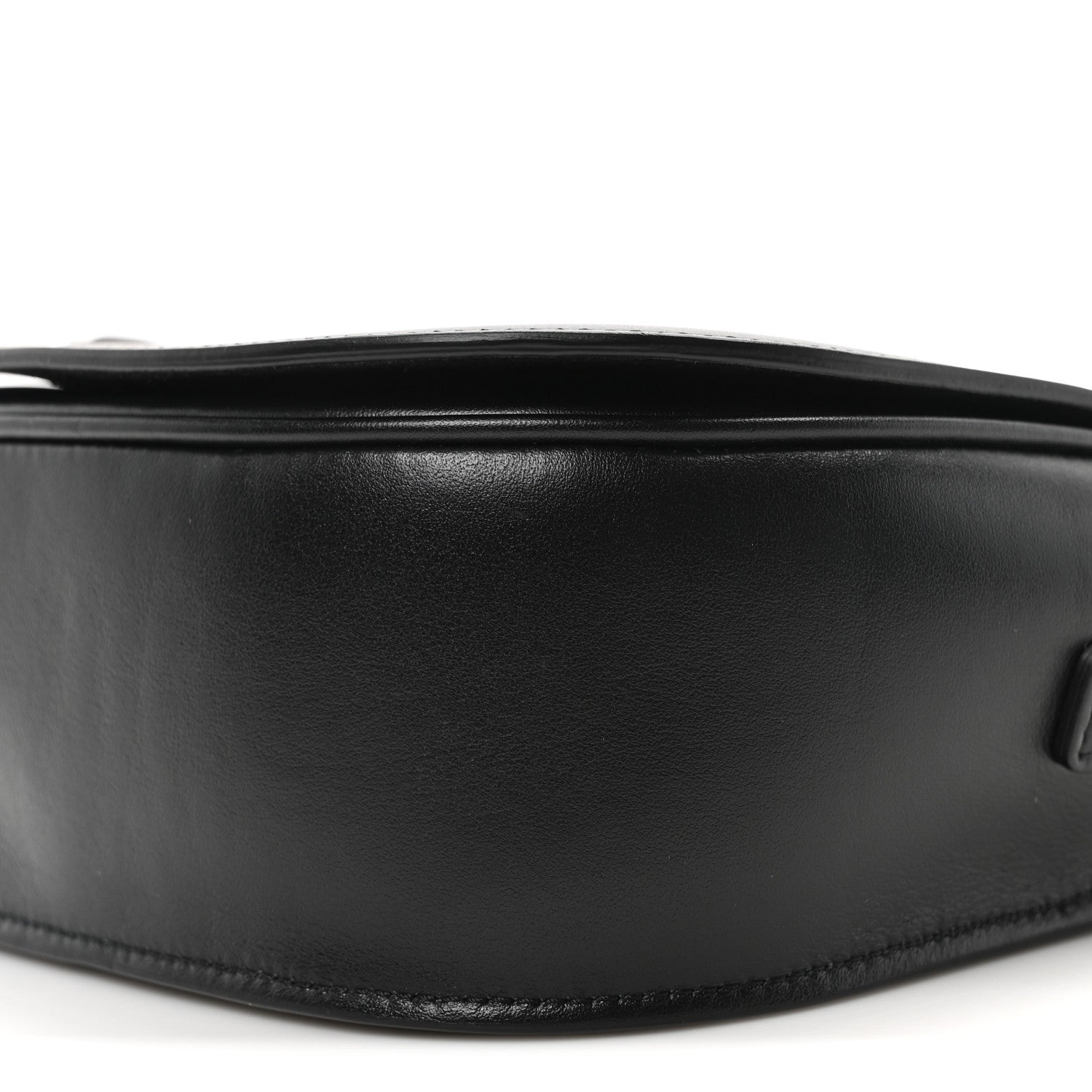 Celine Smooth Calfskin Cuir Triomphe Folco Crossbody Bag Black 9 of 9