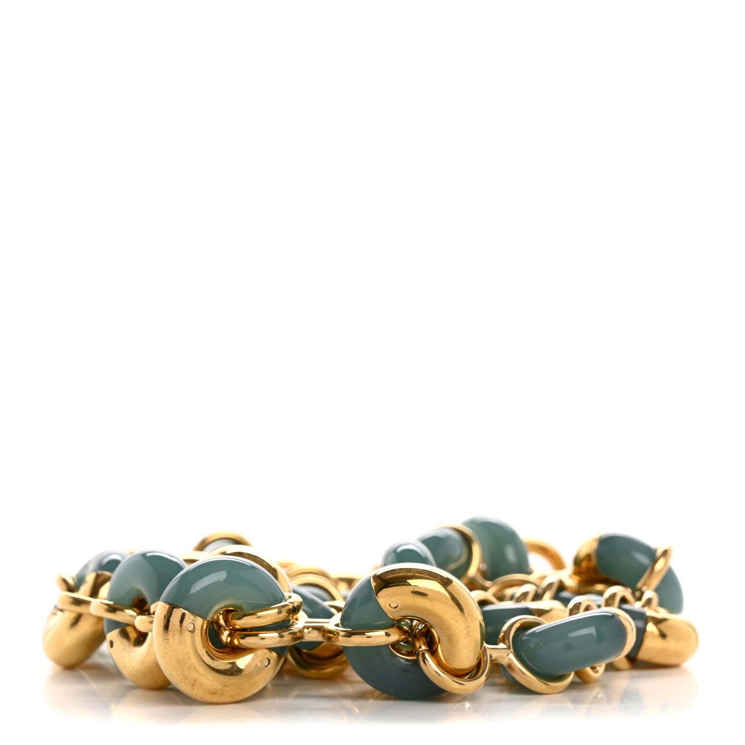 Loewe Brass Donut Chain Shoulder Strap Gold Vetiver 2 of 5