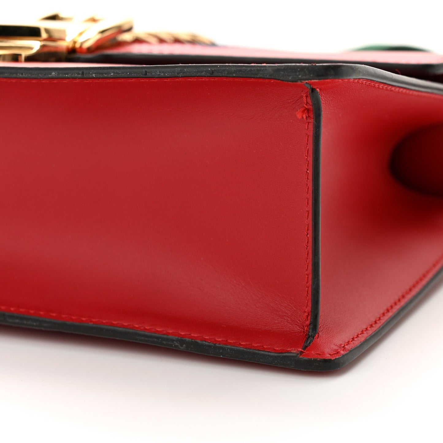 Calfskin Small Sylvie Shoulder Bag Hibiscus Red