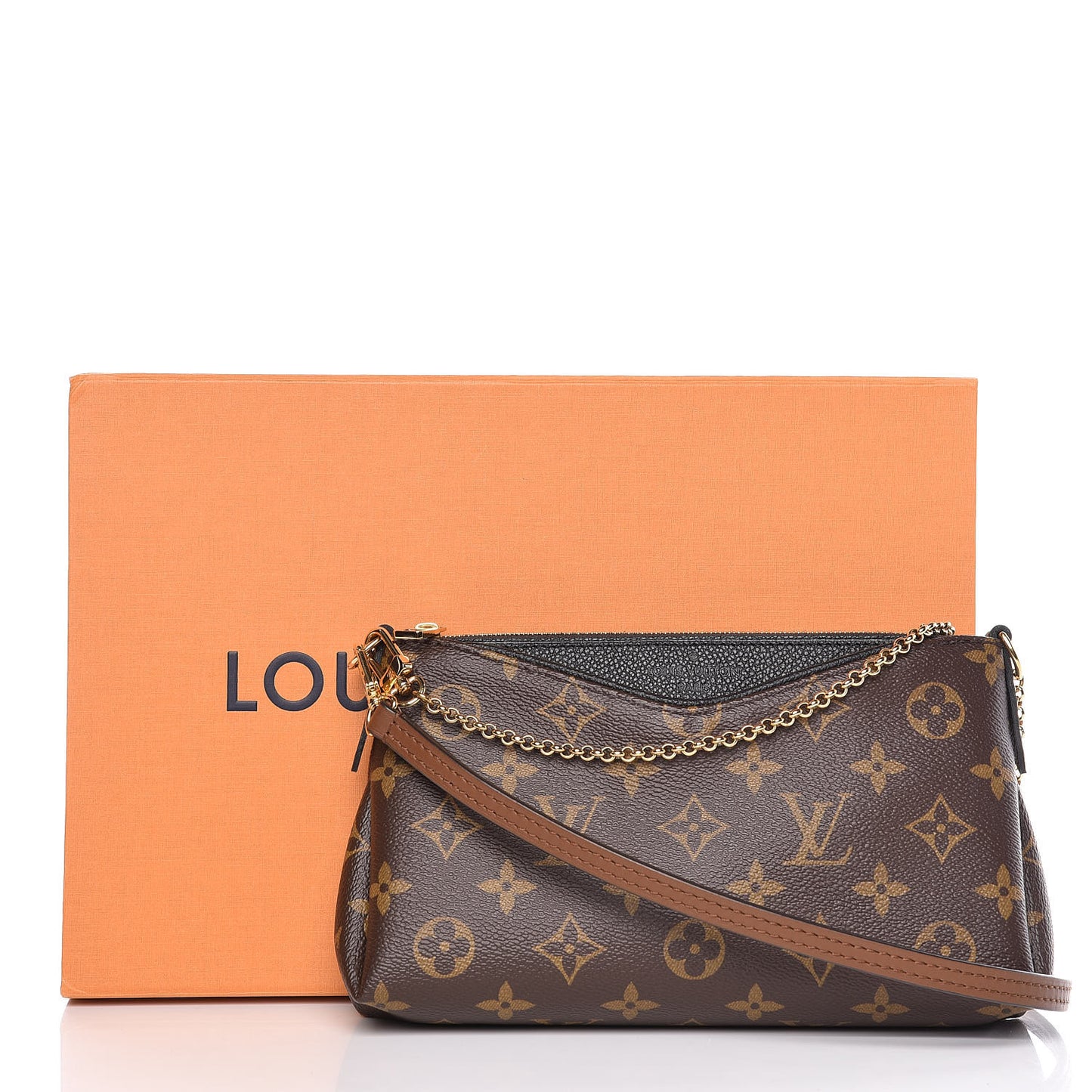 Monogram Pallas Clutch Black