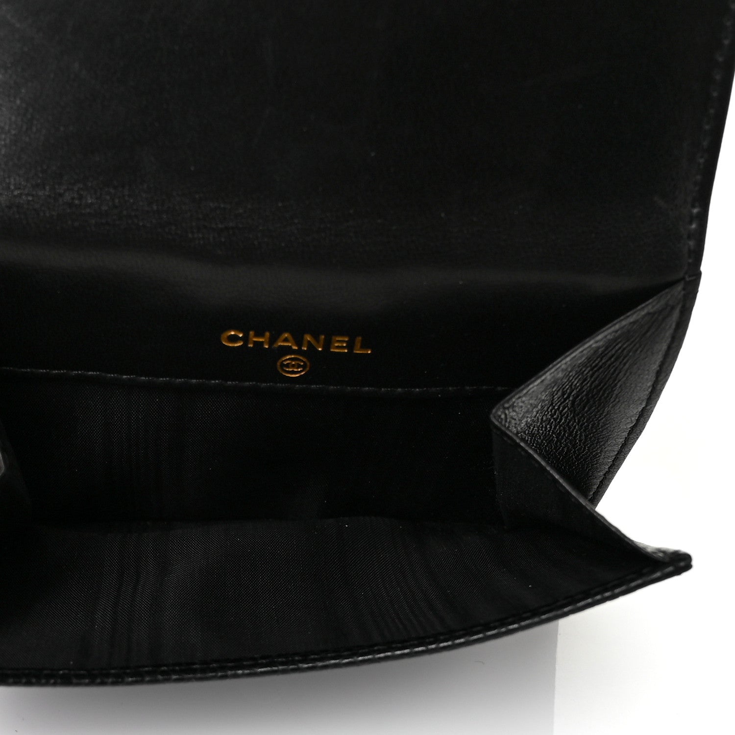 Chanel Caviar Timeless CC Compact French Wallet Black 5 of 10