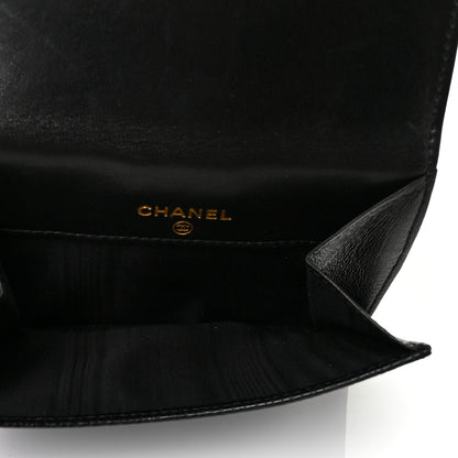Chanel Caviar Timeless CC Compact French Wallet Black 5 of 10