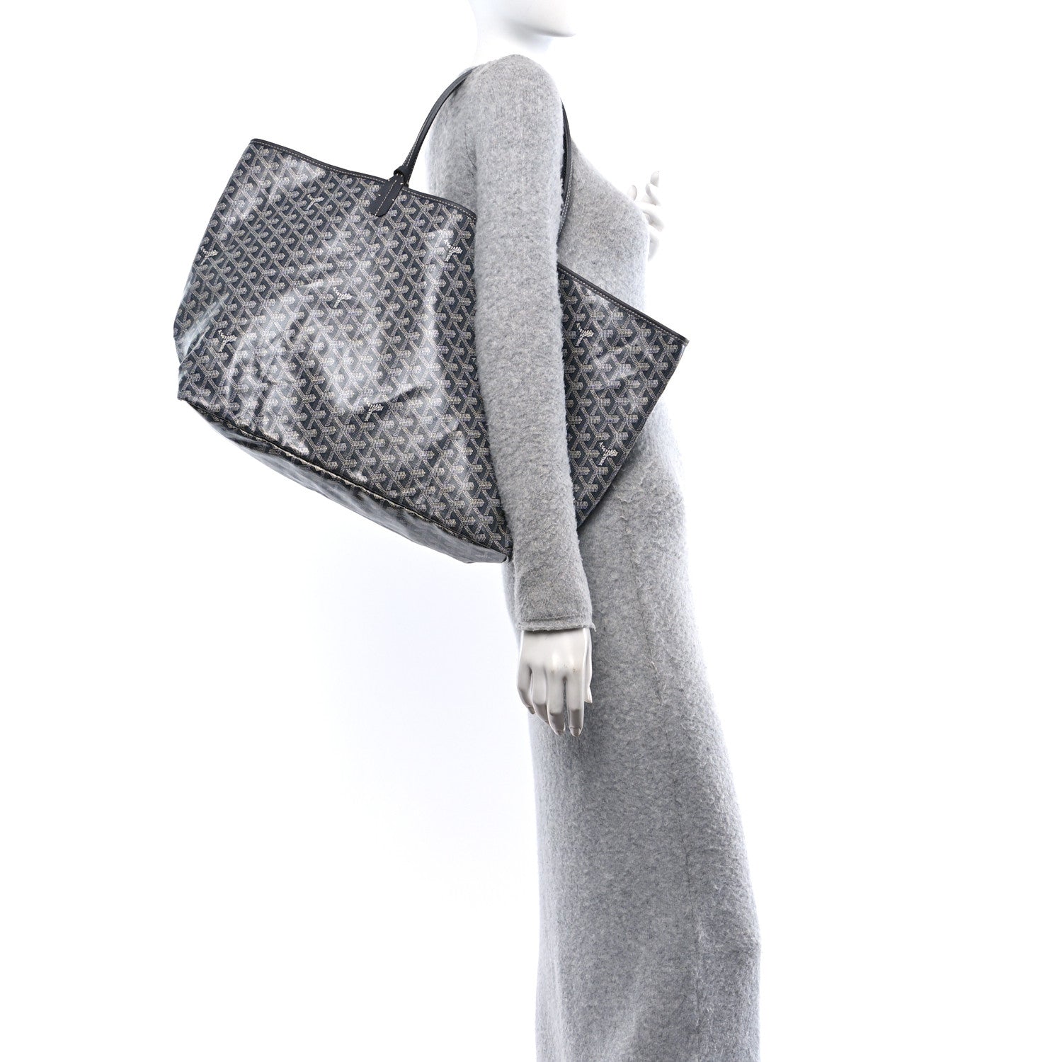 Goyard Goyardine Saint Louis GM Grey 2 of 11