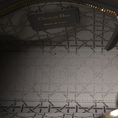 Christian Dior Lambskin Cannage Small My ABCDior Lady Dior Grey 5 of 10