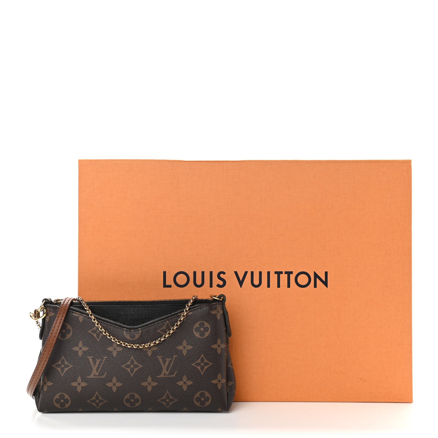 Monogram Pallas Clutch Black