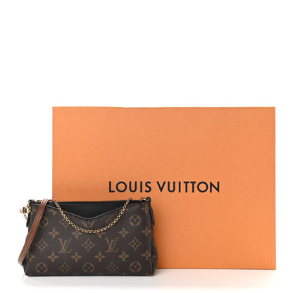 Louis Vuitton Monogram Pallas Clutch Black 12 of 12
