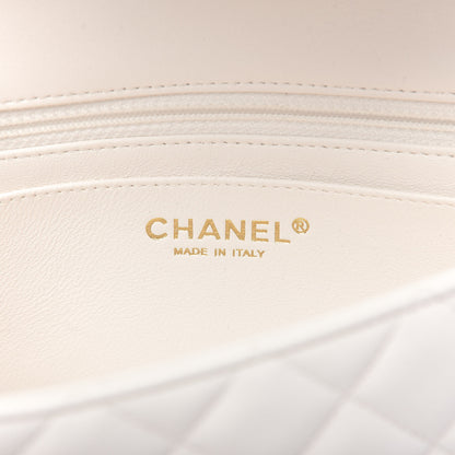 Chanel Lambskin Quilted Mini Rectangular Flap White 8 of 12