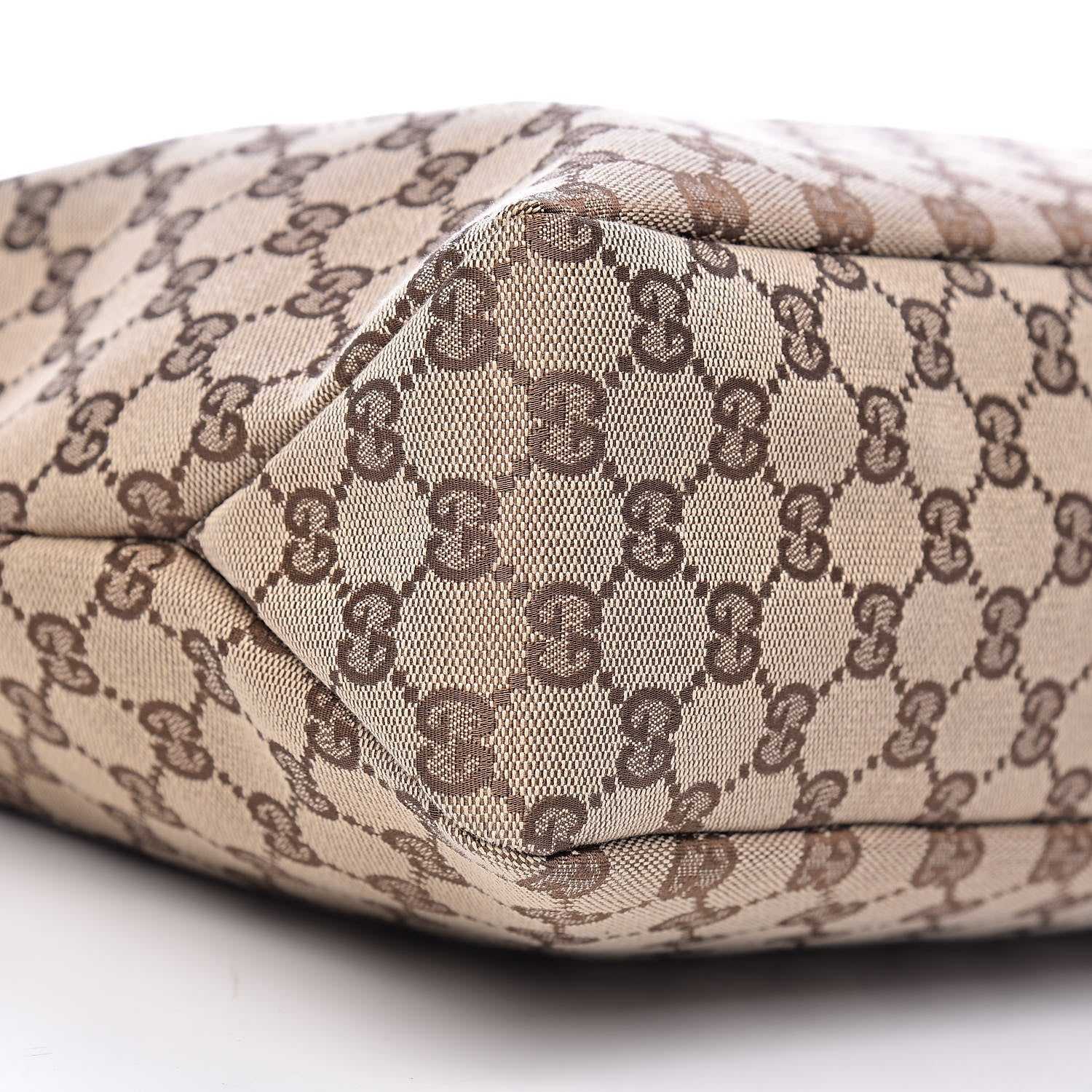 Gucci Monogram Medium Horsebit Chain Hobo Dark Brown 12 of 14