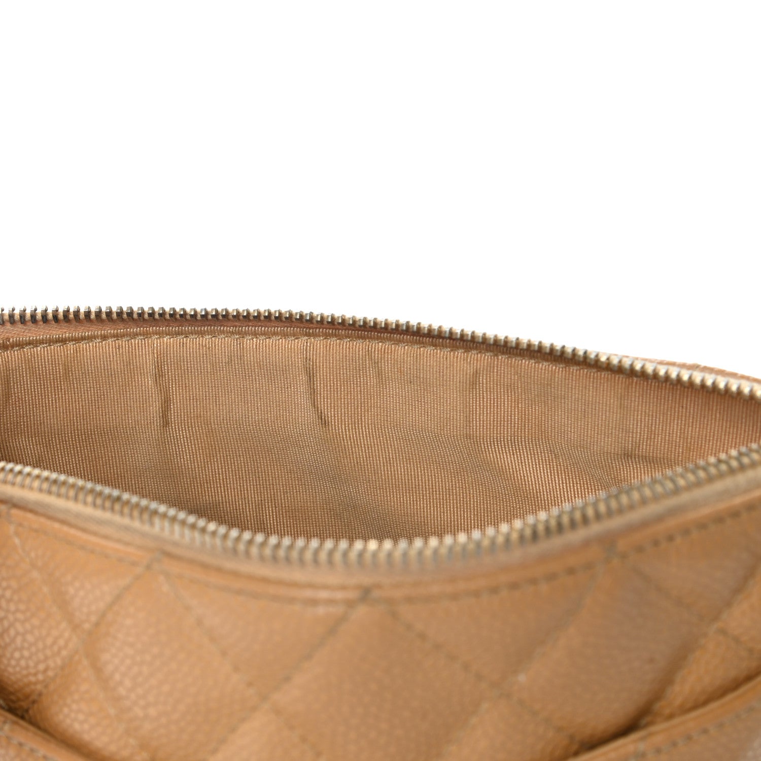 Chanel Caviar Quilted Timeless CC Shoulder Bag Beige 12 of 13