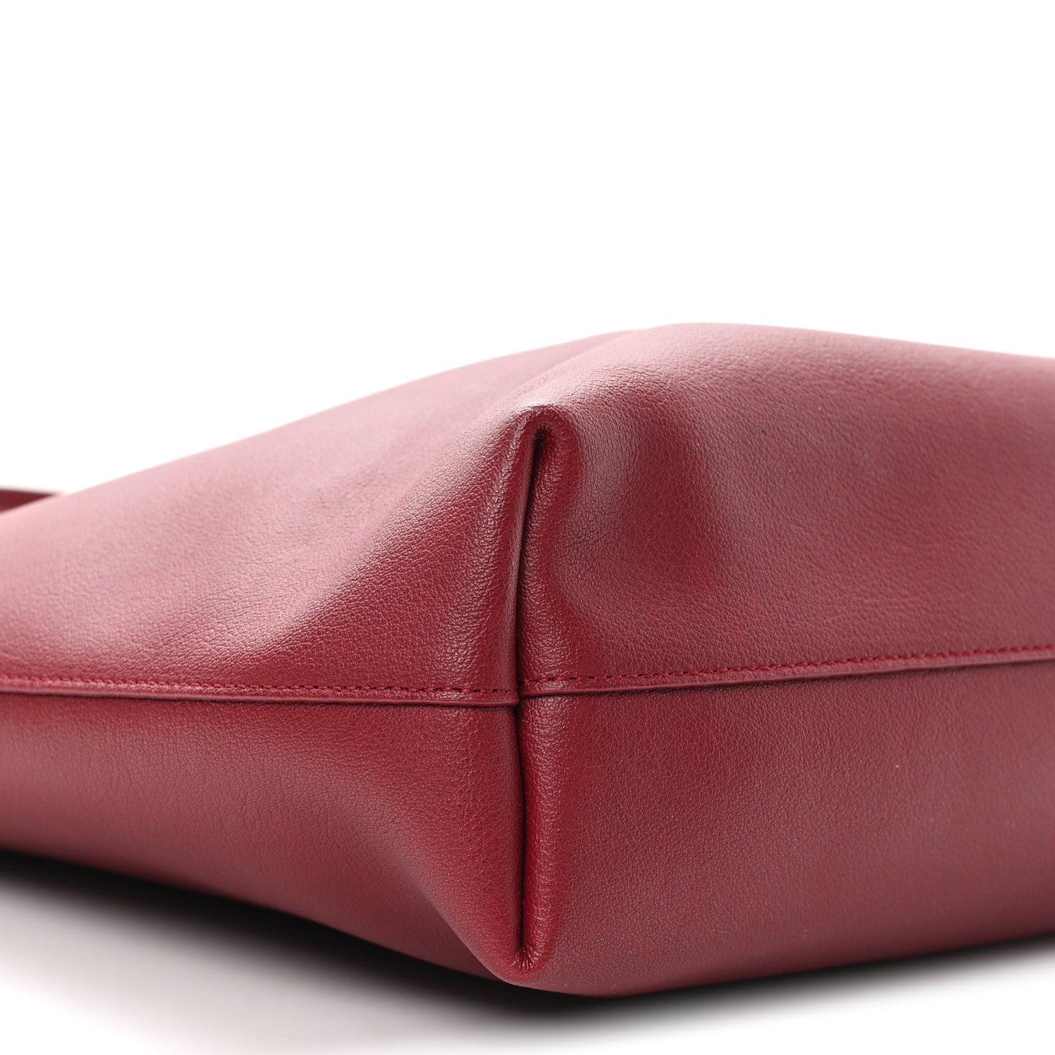 Saint Laurent Calfskin Medium Shopping Tote Bordeaux 9 of 11