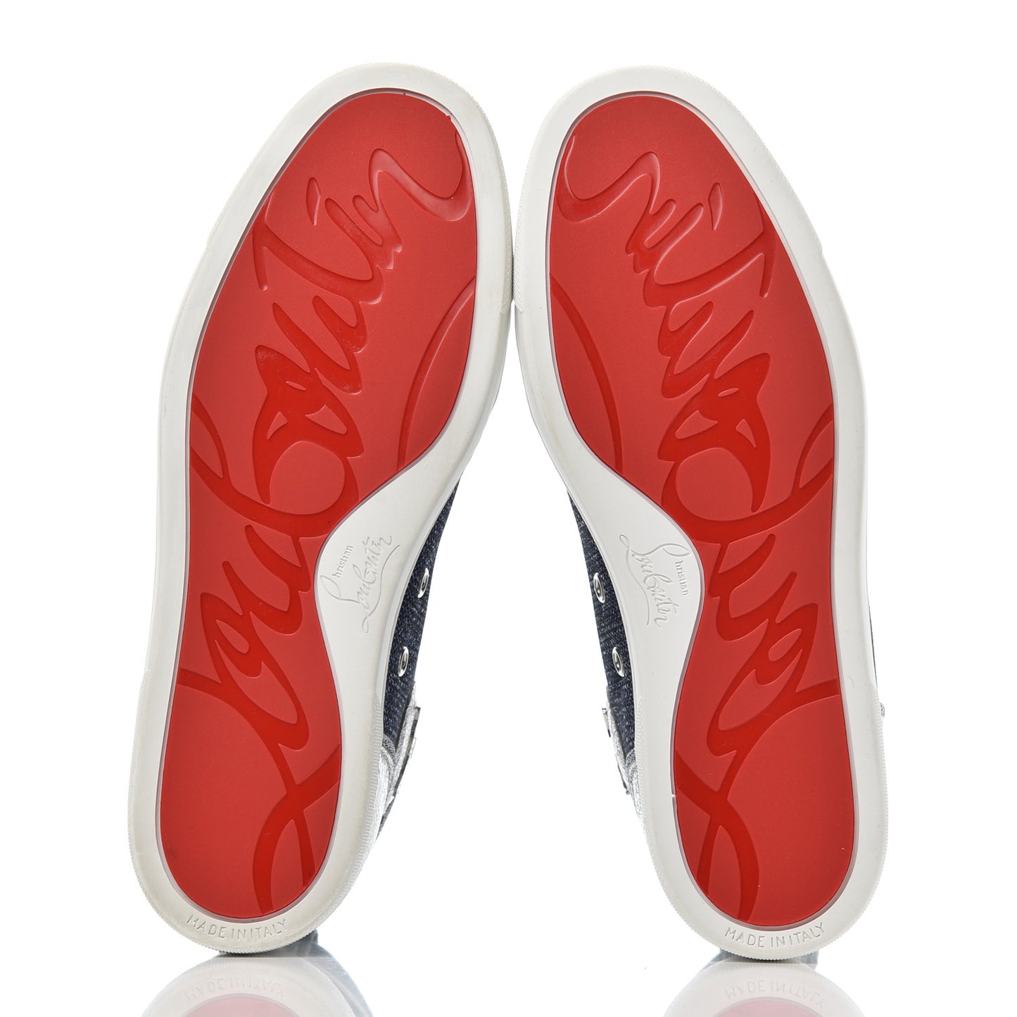 Lame Lou Spikes Flat Sneakers 38 Blue