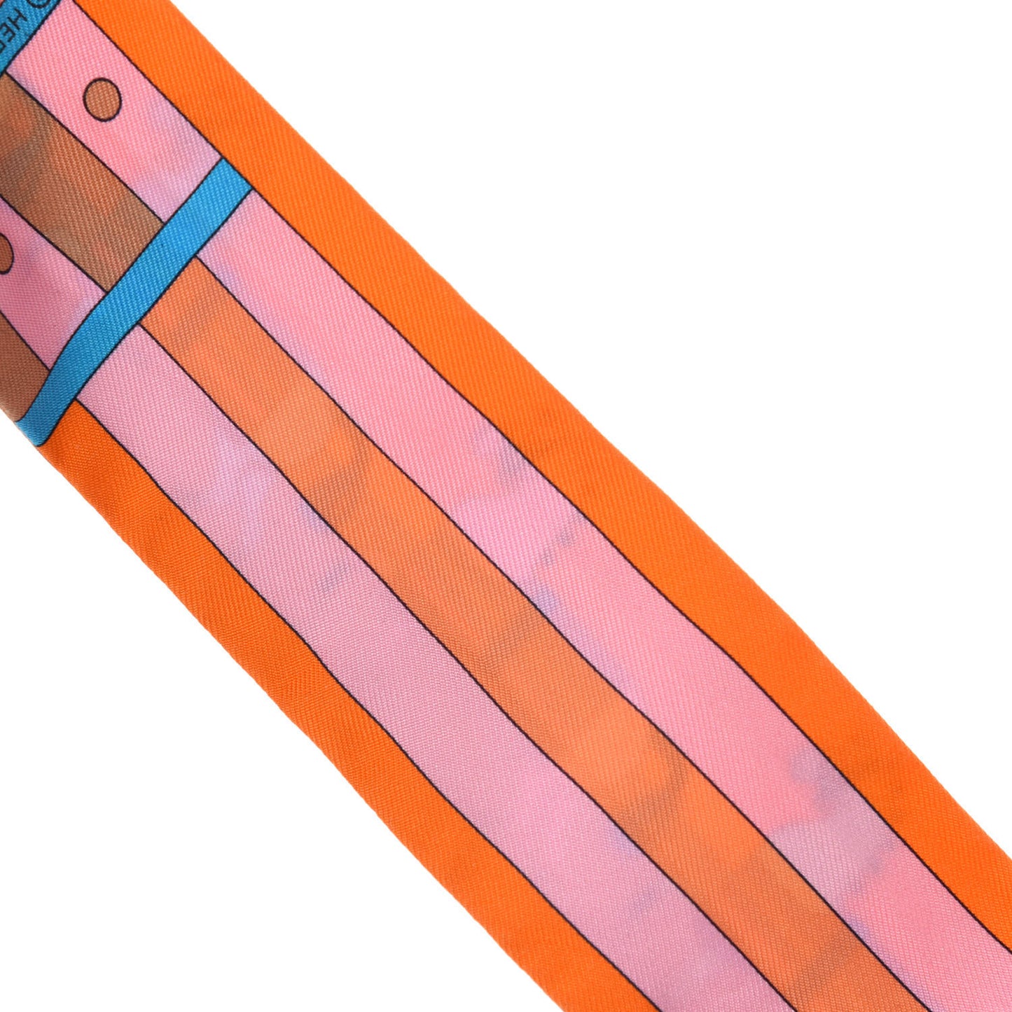 Silk Rocabar Twilly Orange Bleu Ciel