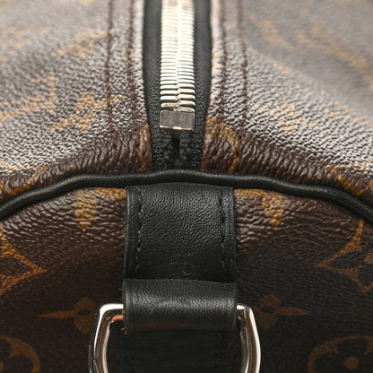 Louis Vuitton Monogram Macassar Keepall Bandouliere 55 13 of 13