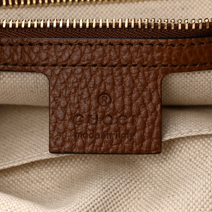 Gucci New Denim GG Monogram Calfskin Small Jackie 1961 Hobo Blue Tea Cuir 6 of 10