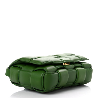 Bottega Veneta Nappa Maxi Intreccio Padded Cassette Crossbody Bag Racing Green 4 of 8