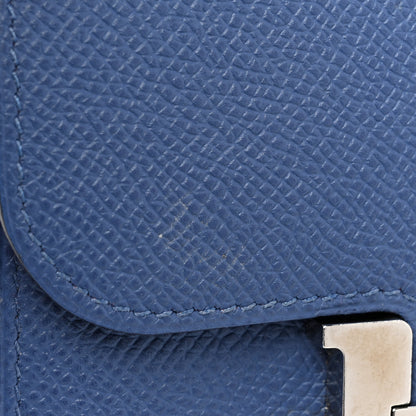 Hermes Epsom Verso Constance Short Wallet Bleu Brighton Rouge Pivoine 10 of 10