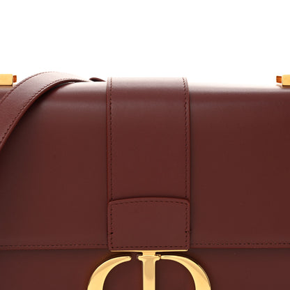 Christian Dior Smooth Calfskin 30 Montaigne Flap Bag Burgundy 8 of 11