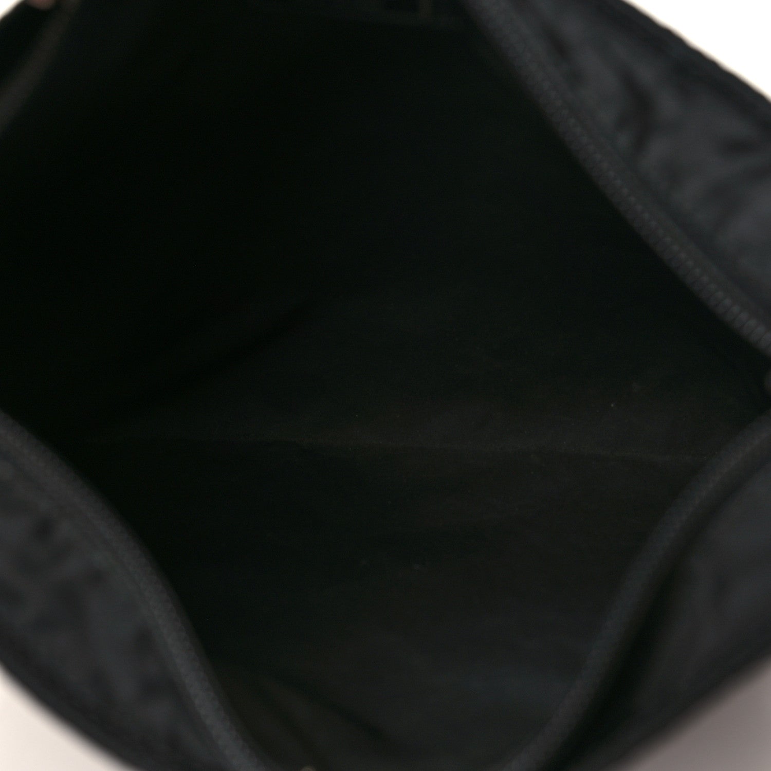 Prada Nylon Vela Flat Messenger Bag Black 4 of 7