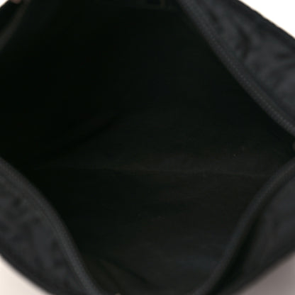 Prada Nylon Vela Flat Messenger Bag Black 4 of 7