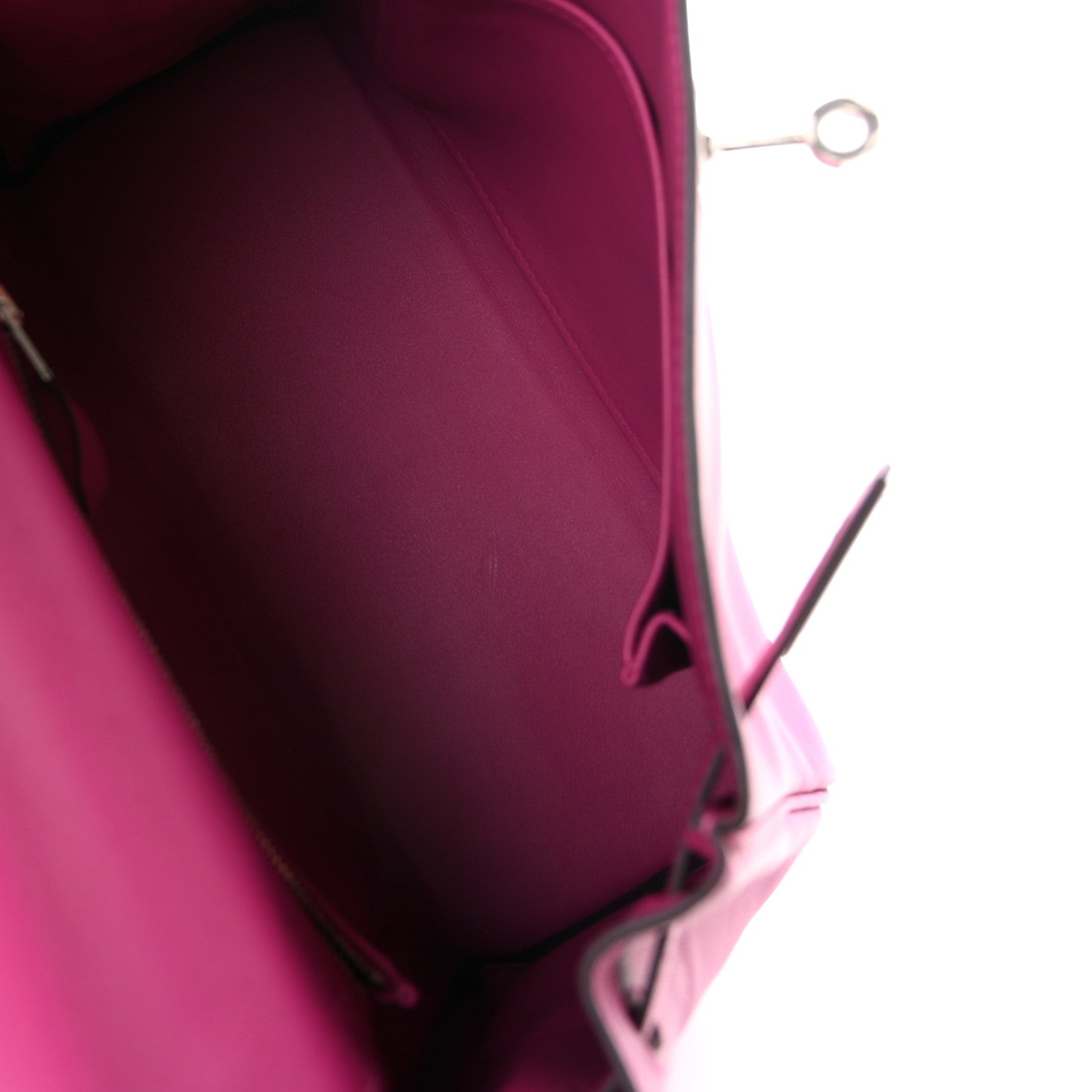 Hermes Swift Kelly Retourne 25  Rose Pourpre 4 of 9