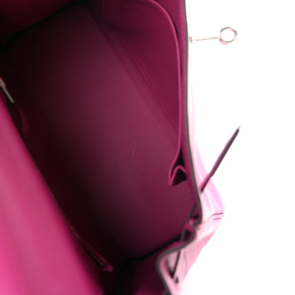 Hermes Swift Kelly Retourne 25  Rose Pourpre 4 of 9