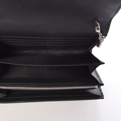 Gucci Suede Mini Dionysus Chain Wallet Black 5 of 9