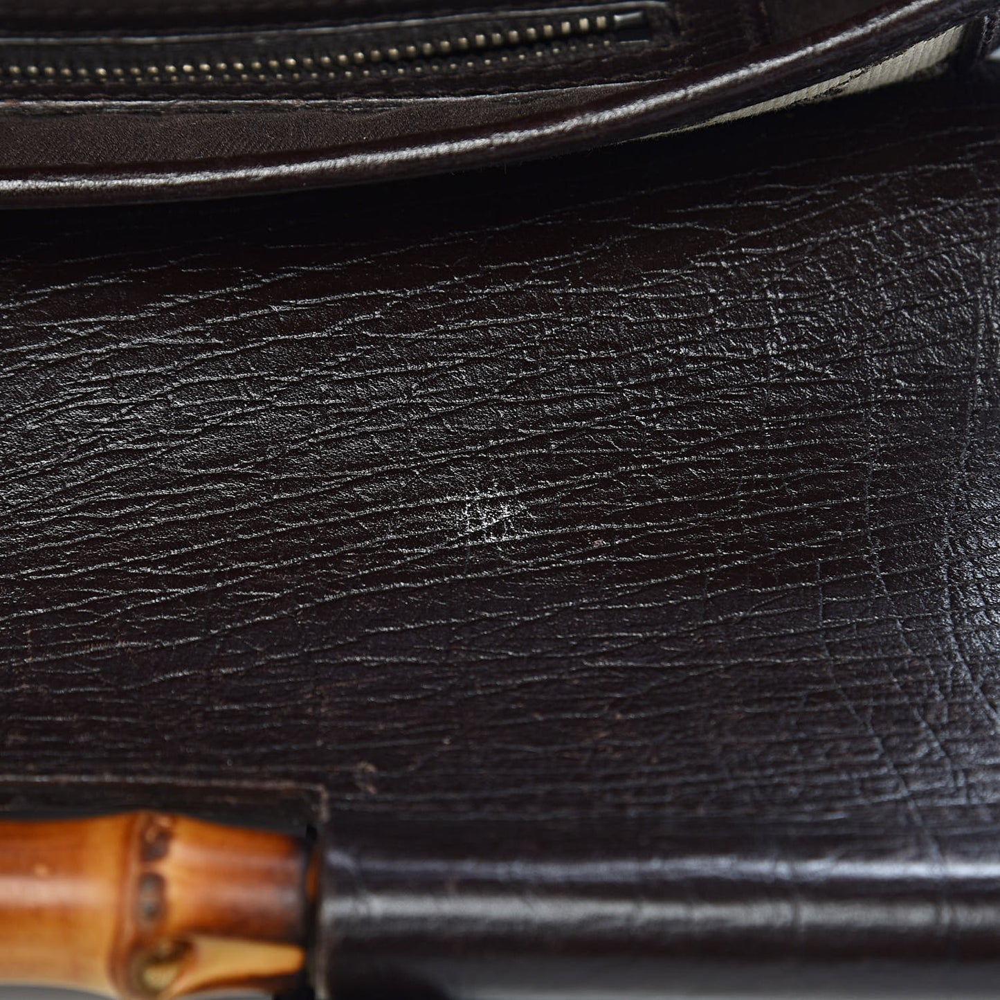 Monogram Bamboo Bullet Bag Dark Brown