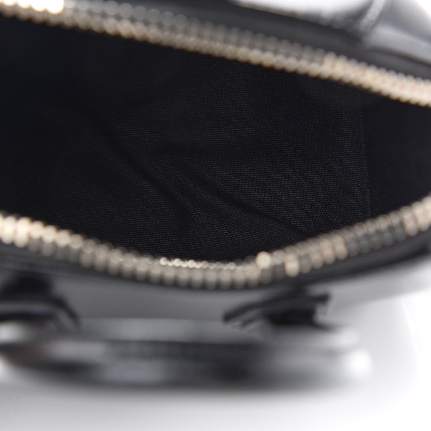Shiny Lord Calfskin Mini Antigona Black