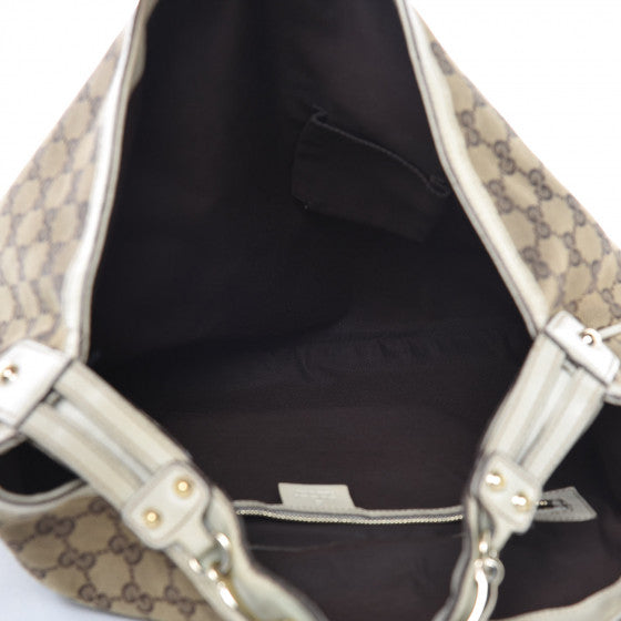 Monogram Large Wave Hobo Off White