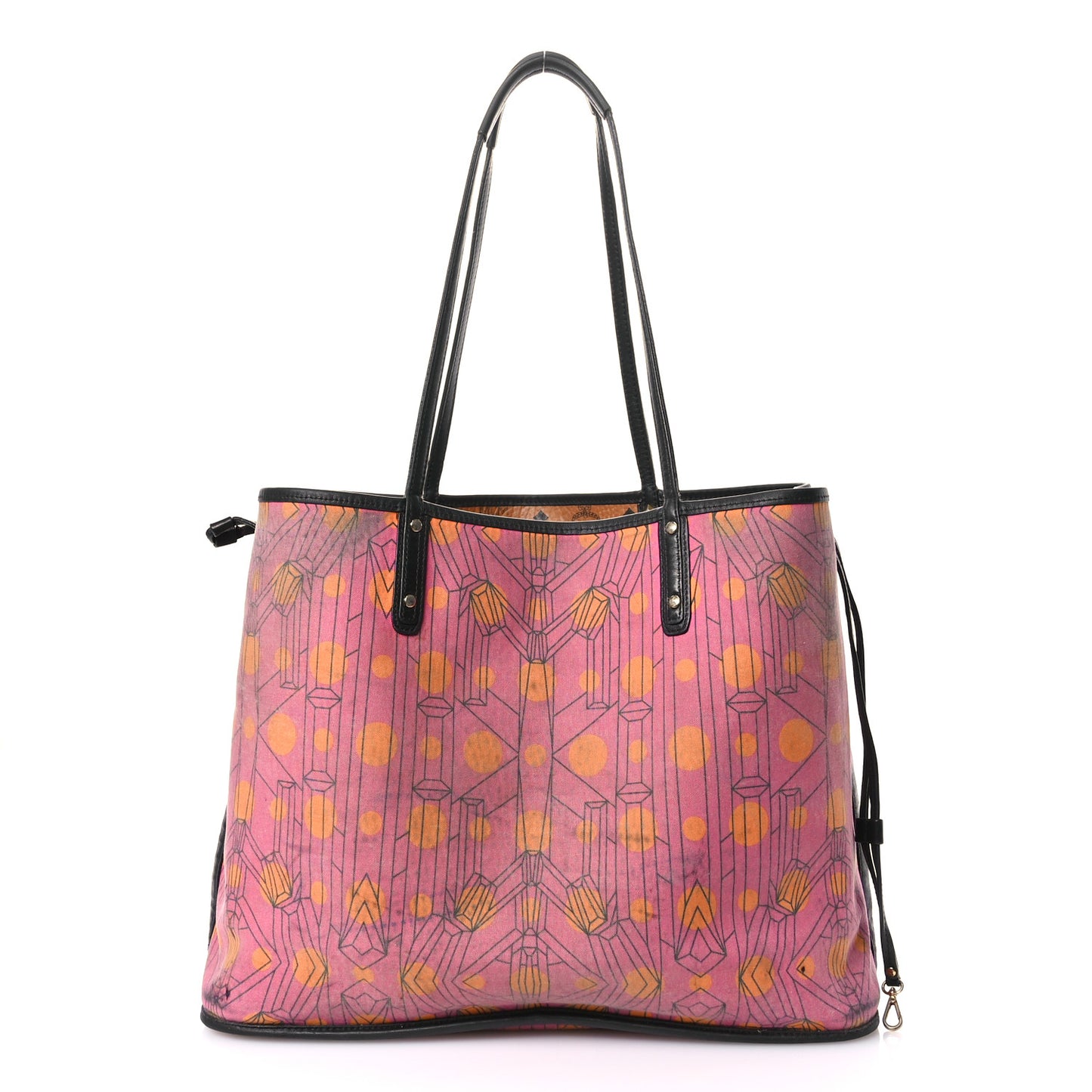 Visetos Medium Project Reversible Shopper Tote Cognac