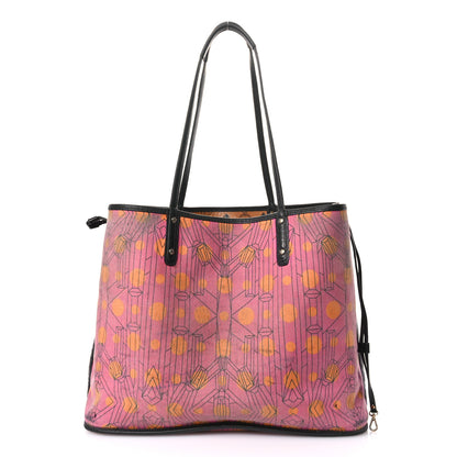 MCM Visetos Medium Project Reversible Shopper Tote Cognac 5 of 18