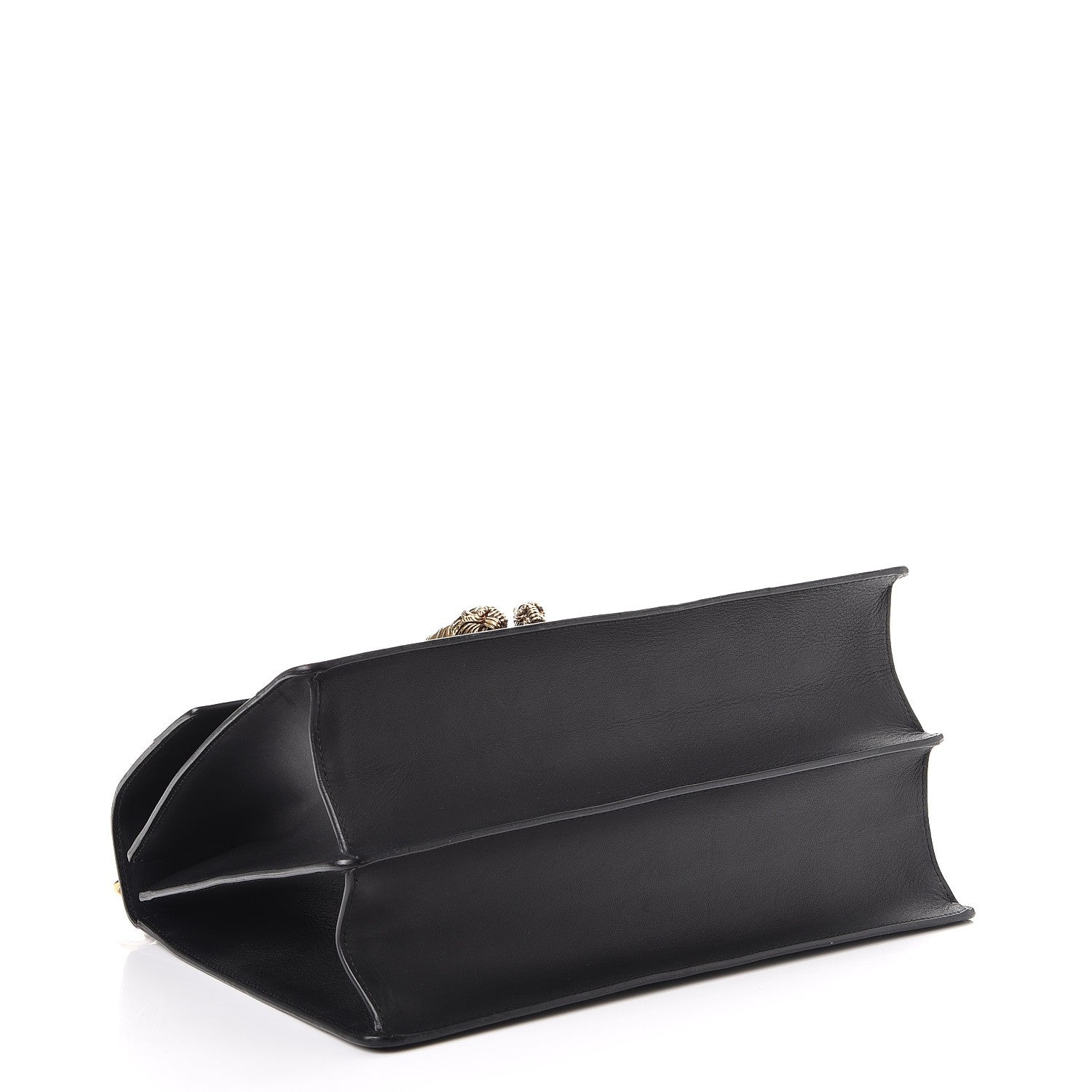 Gucci Calfskin Bamboo Web Large Dionysus Top Handle Bag Black Bright Evergreen Hibiscus Red 5 of 12
