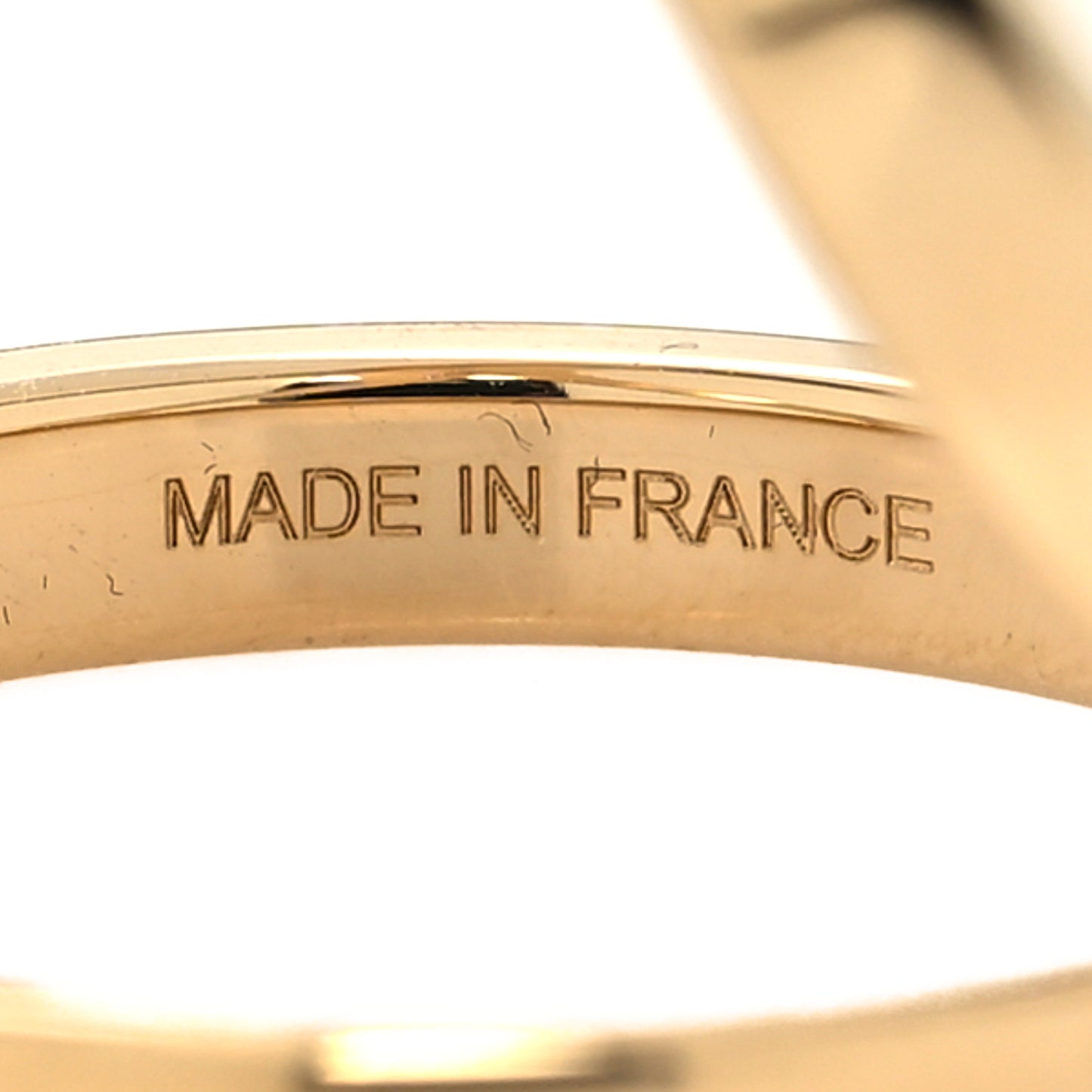 Permabrass Gold Plated Trio Scarf Ring