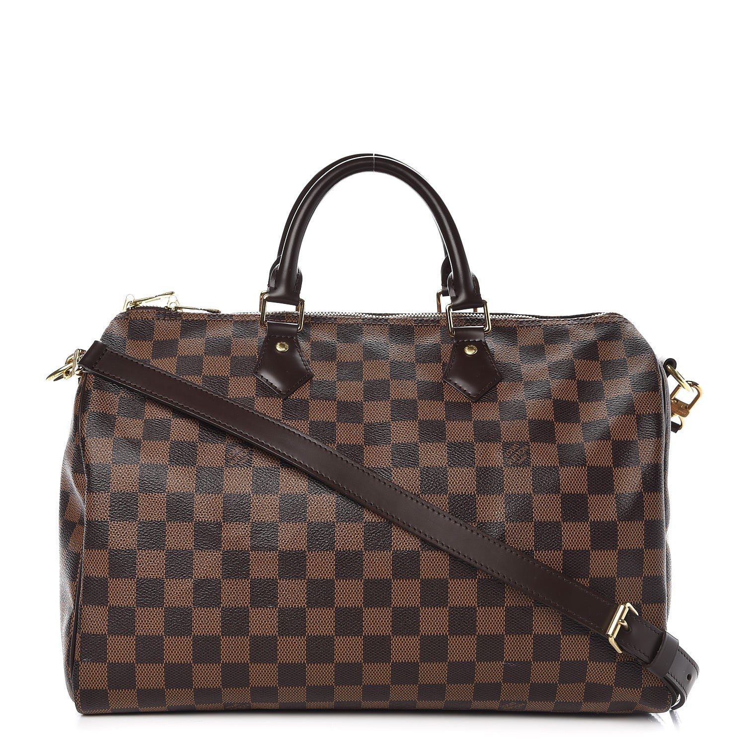 Louis Vuitton Damier Ebene Speedy Bandouliere 35 1 of 10