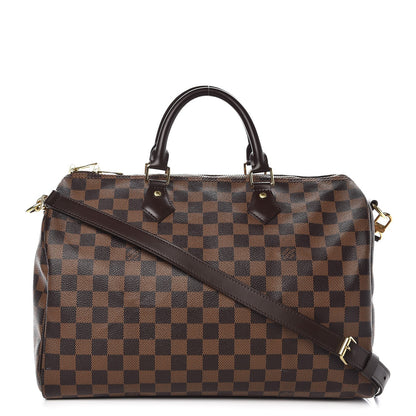 Louis Vuitton Damier Ebene Speedy Bandouliere 35 1 of 10