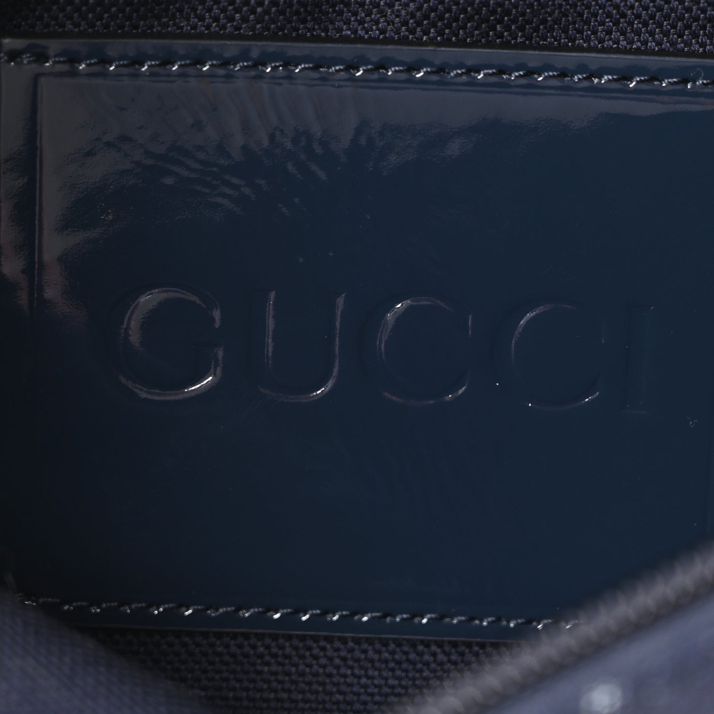 Denim Monogram Web Belt Bag Blue Multicolor