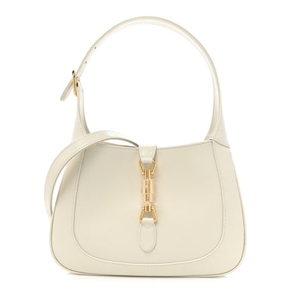 Gucci Boarded Dyana Lux Calfskin Small Jackie 1961 Hobo Mystic White 1 of 9