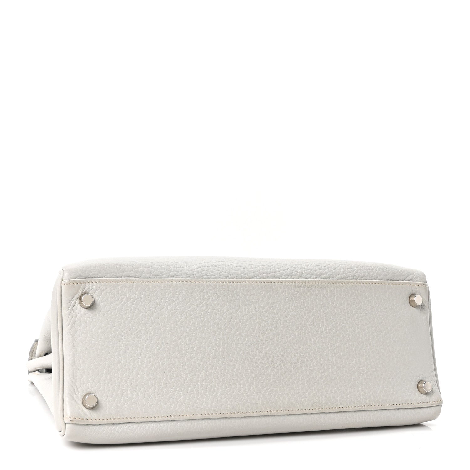 Hermes Taurillon Clemence Kelly Retourne 32 Gris Perle 4 of 11