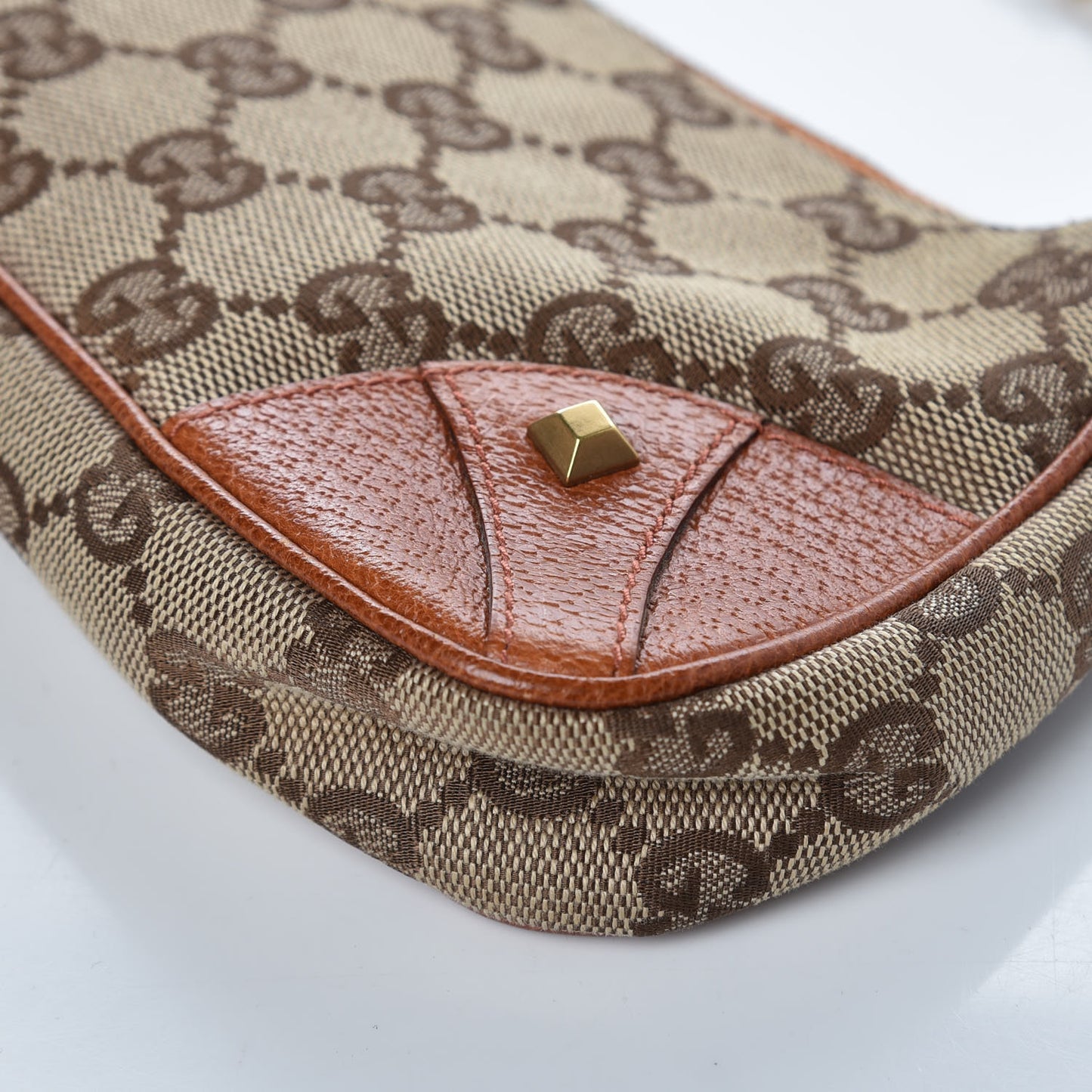 Monogram Horsebit Nail Chain Pochette Orange