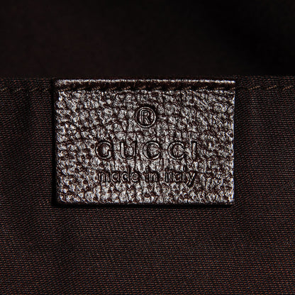 Gucci GG Monogram Medium Web Handle Vertical Tote Bag Dark Brown 7 of 8