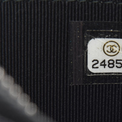 Chanel Iridescent Caviar Quilted Zip Coin Purse Black 9 of 10